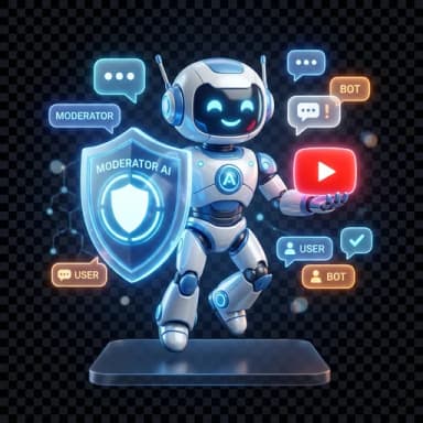 Live Moderation Bot illustration